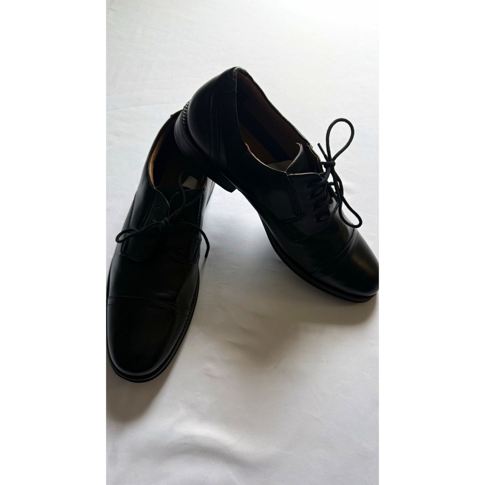 Dockers Men's Black Cap Toe Lace Up Oxford Dress Shoes Sz 13M 90-36454
